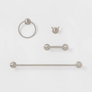 Threshold -  Casual Bath Hardware Set Towel Ring Toil Nickel